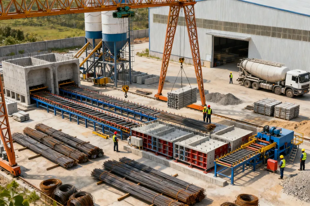 Építőipari és mélyépítési területek